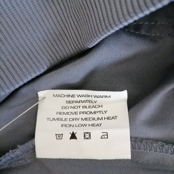 Landau Pro Flex Womens Gray Straight Leg Cargo Pocket Scrub Pants Size PXL - Picture 7 of 7